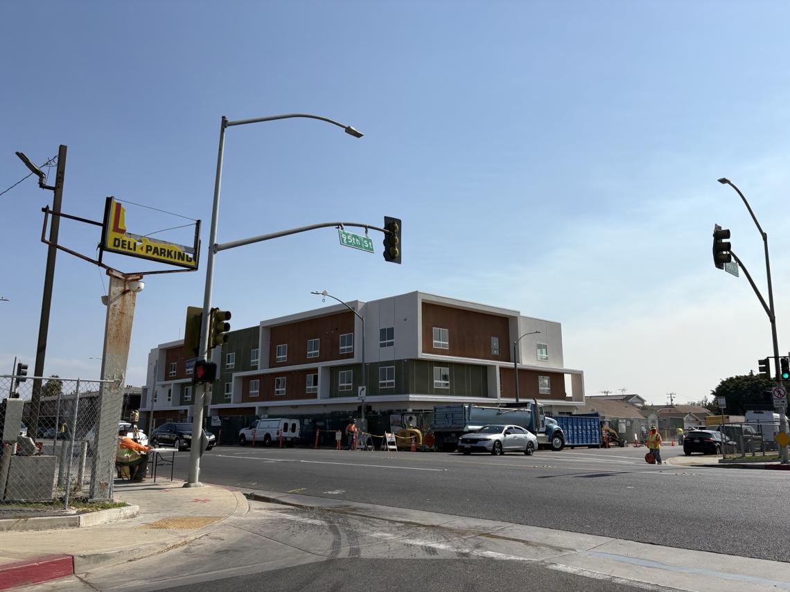 Affordable housing unwrapped at 9426 S. Normandie Ave | Urbanize LA